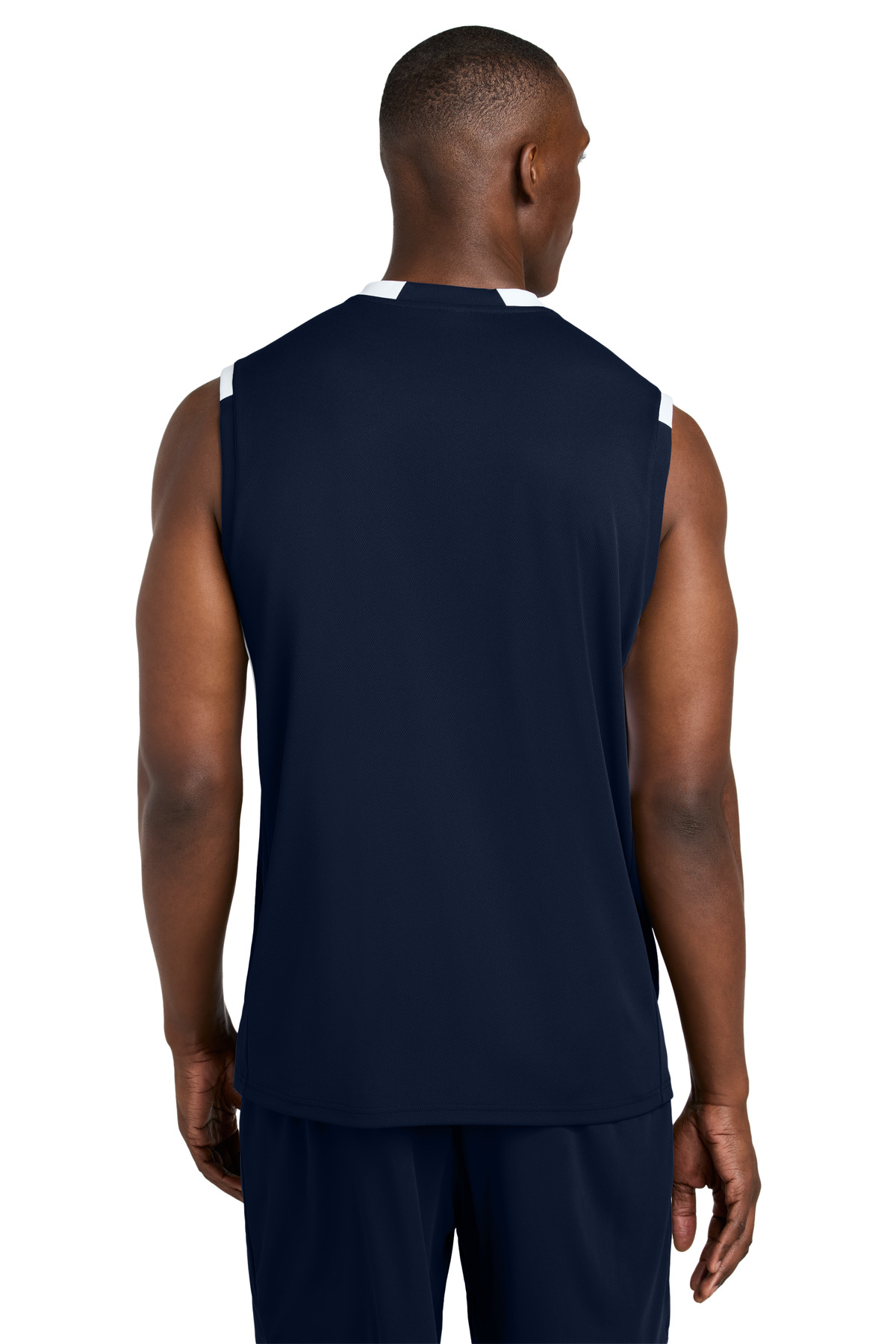 Sport-Tek ST441 True Navy/ White