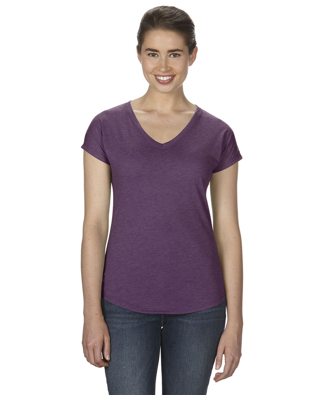 Anvil 6750VL Heather Aubergine