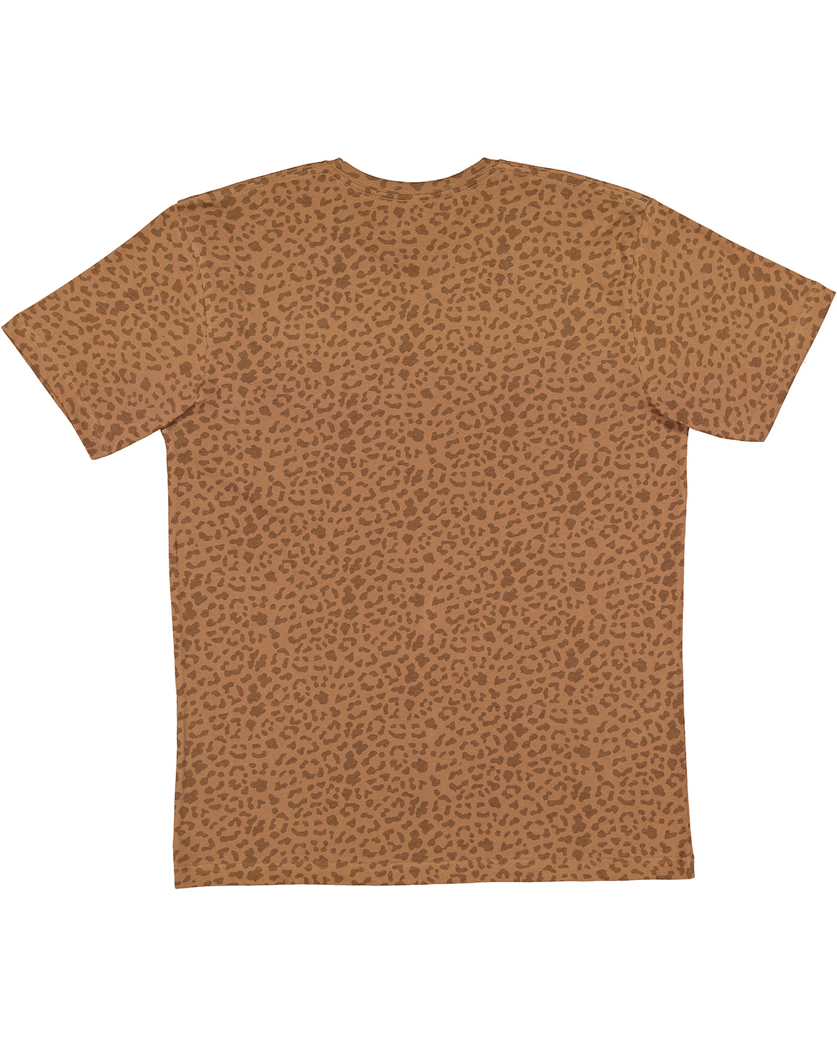 Lat Unisex Fine Jersey T Shirt 6901 Brown Leopard | Jiffy