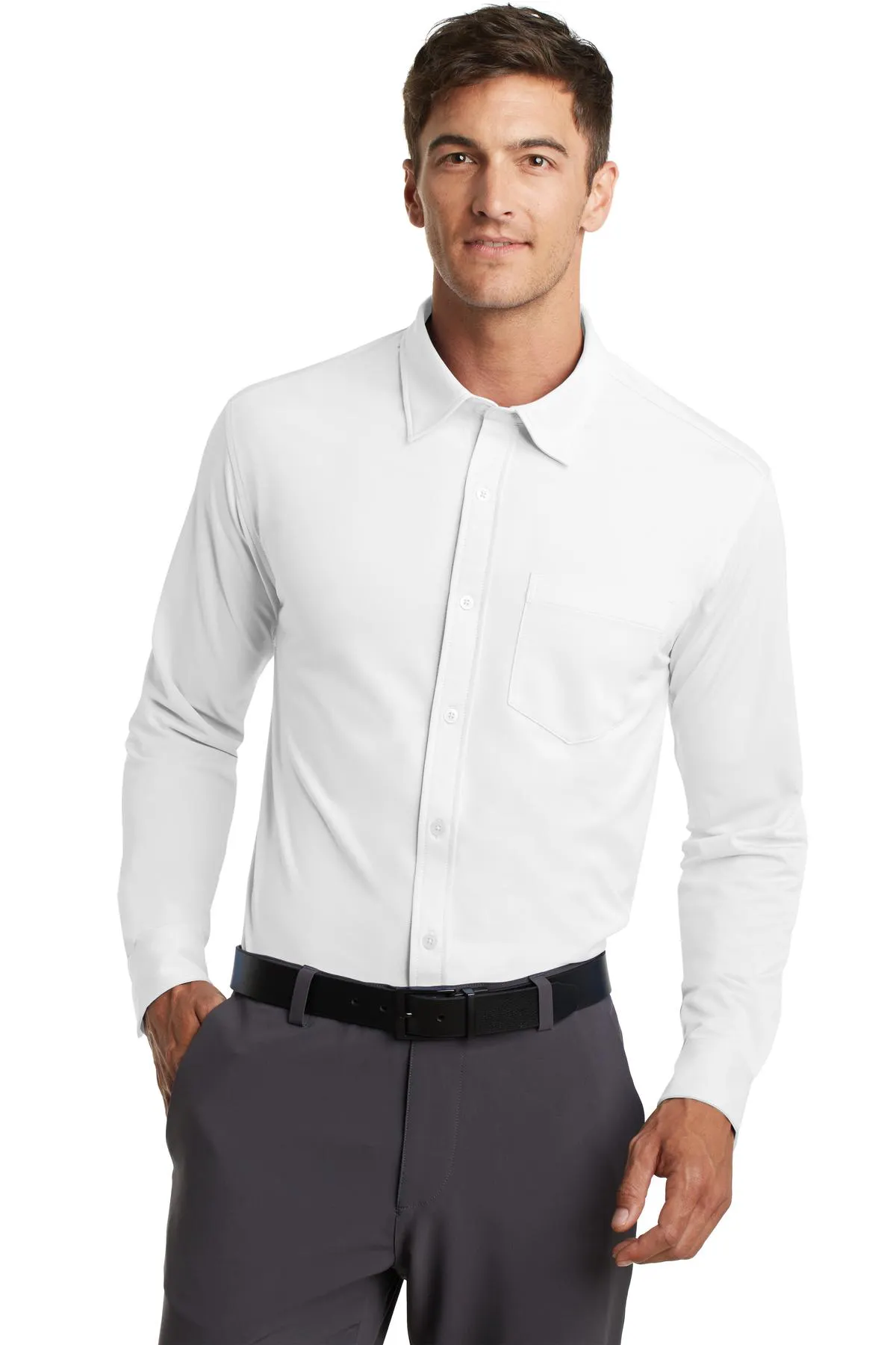 port authority ladies dimension knit dress shirt K570 Long sleeve