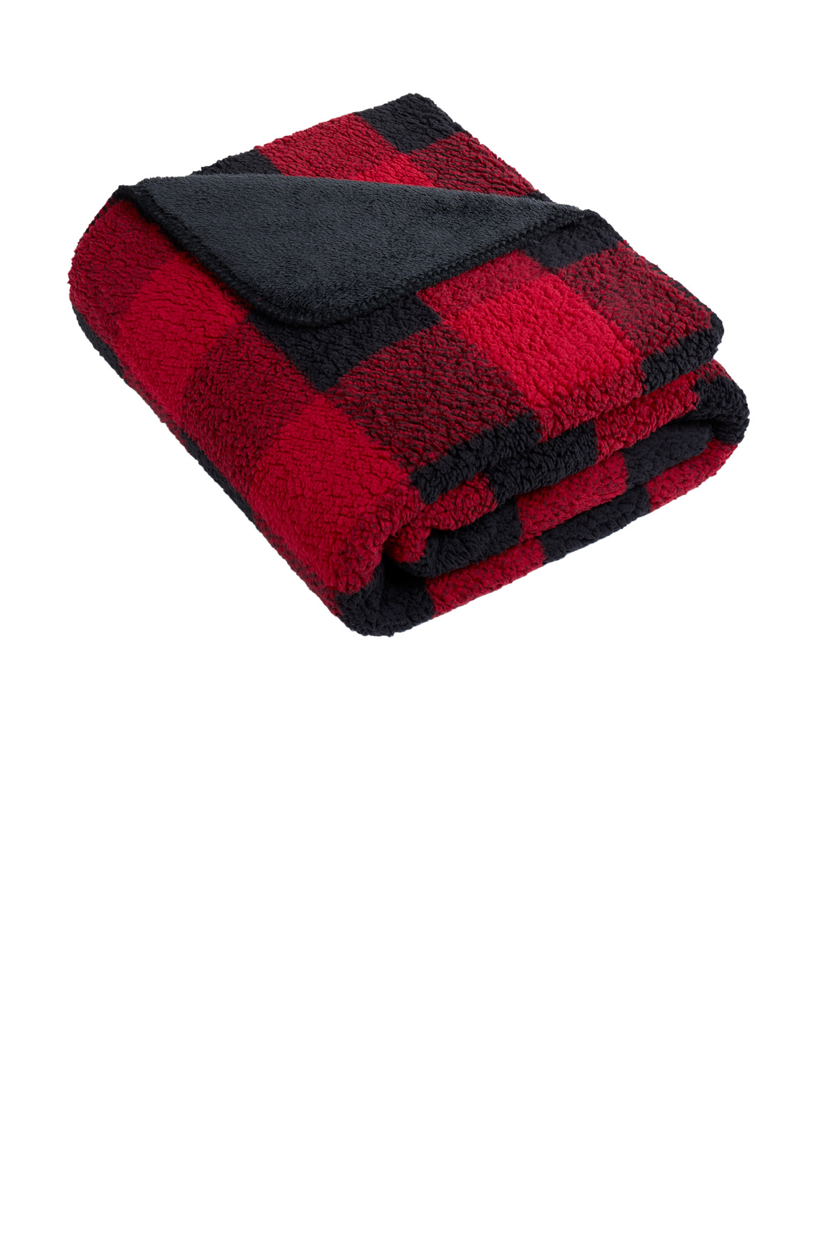 Port Authority BP48 Black / Red Buffalo Plaid