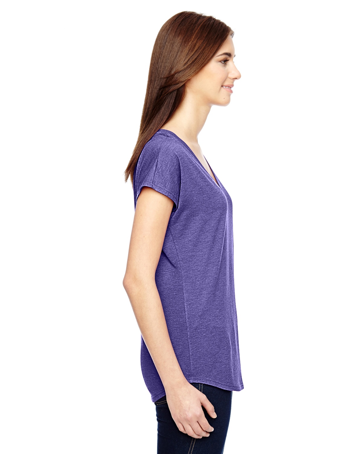 Anvil 6750VL Heather Purple