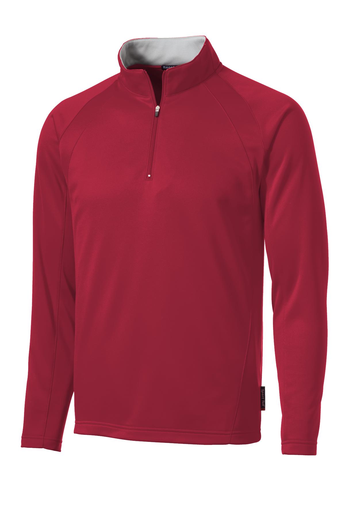 Sport-Tek F243 Deep Red / Silver