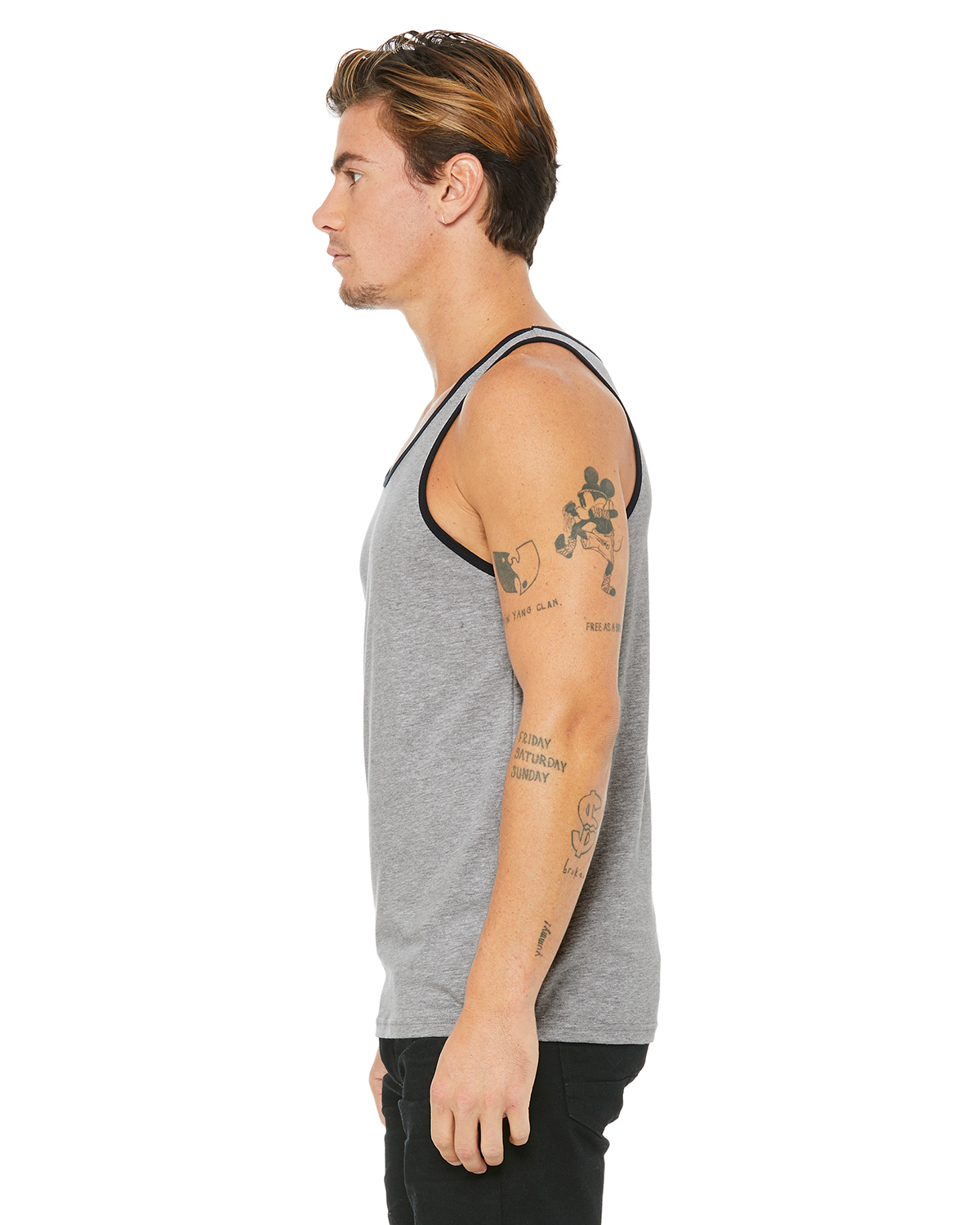 Bella + Canvas 3480 Heather Athletic / Black