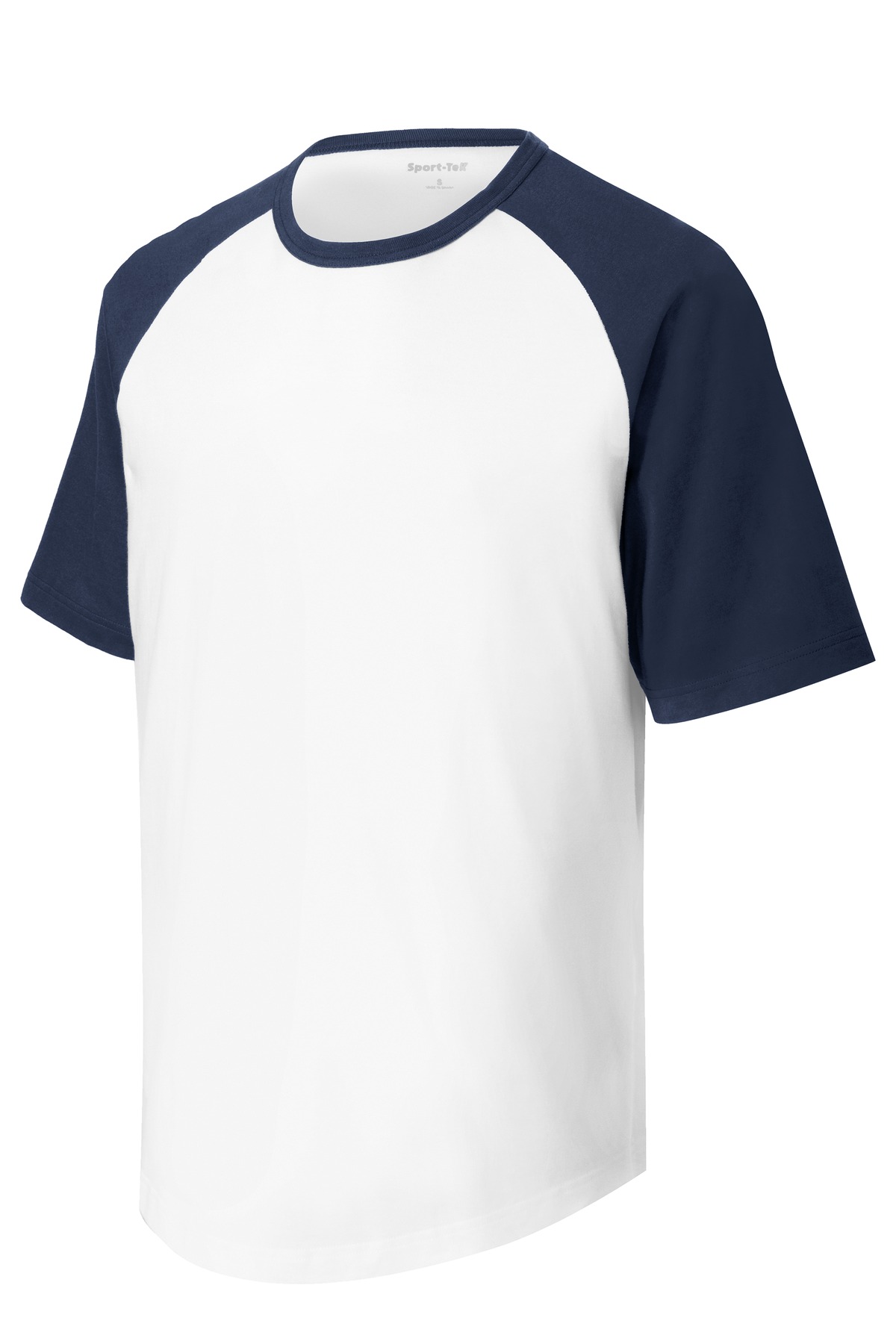 Sport-Tek YT201 White / Navy