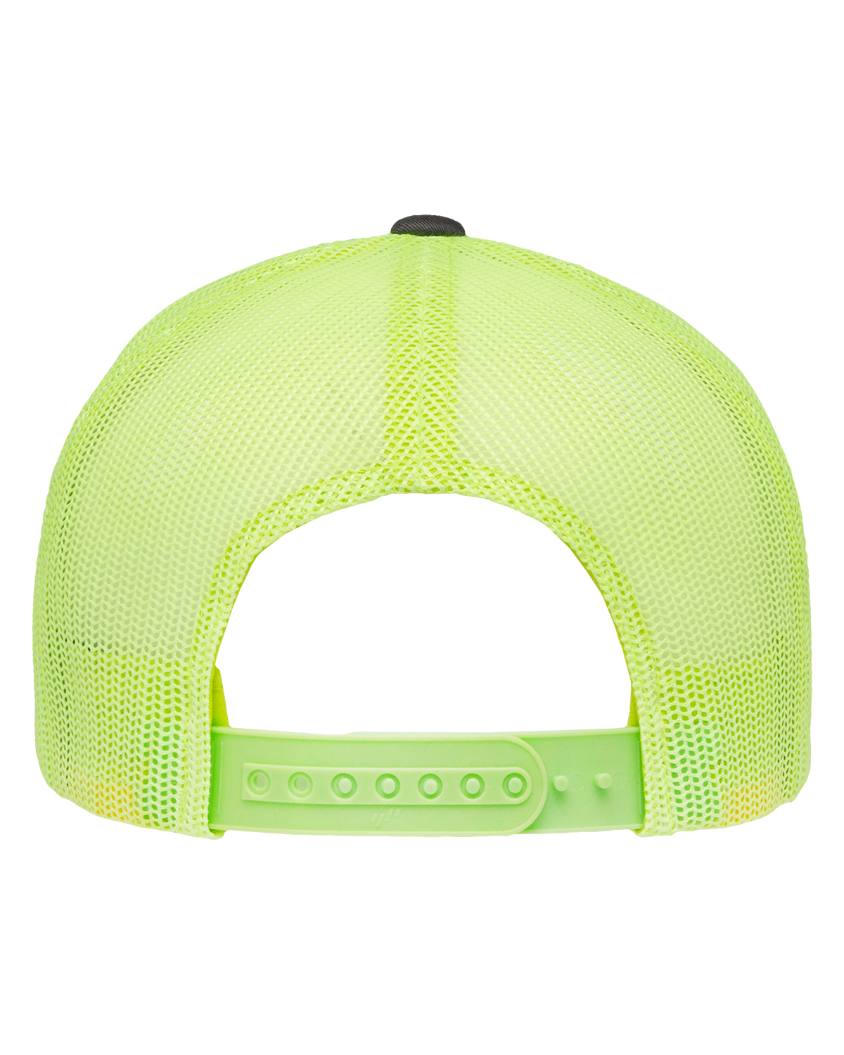 Yupoong 6606 Charcoal / Neon Green
