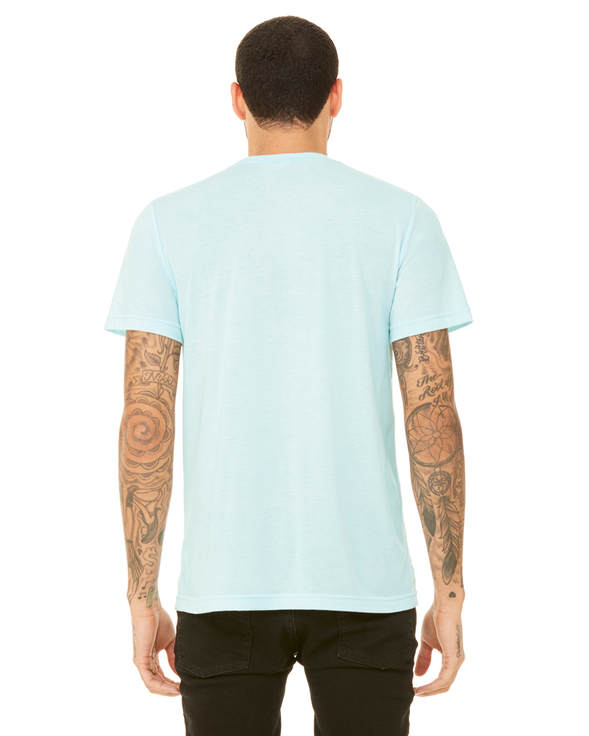 Bella + Canvas 3413C Ice Blue Triblend