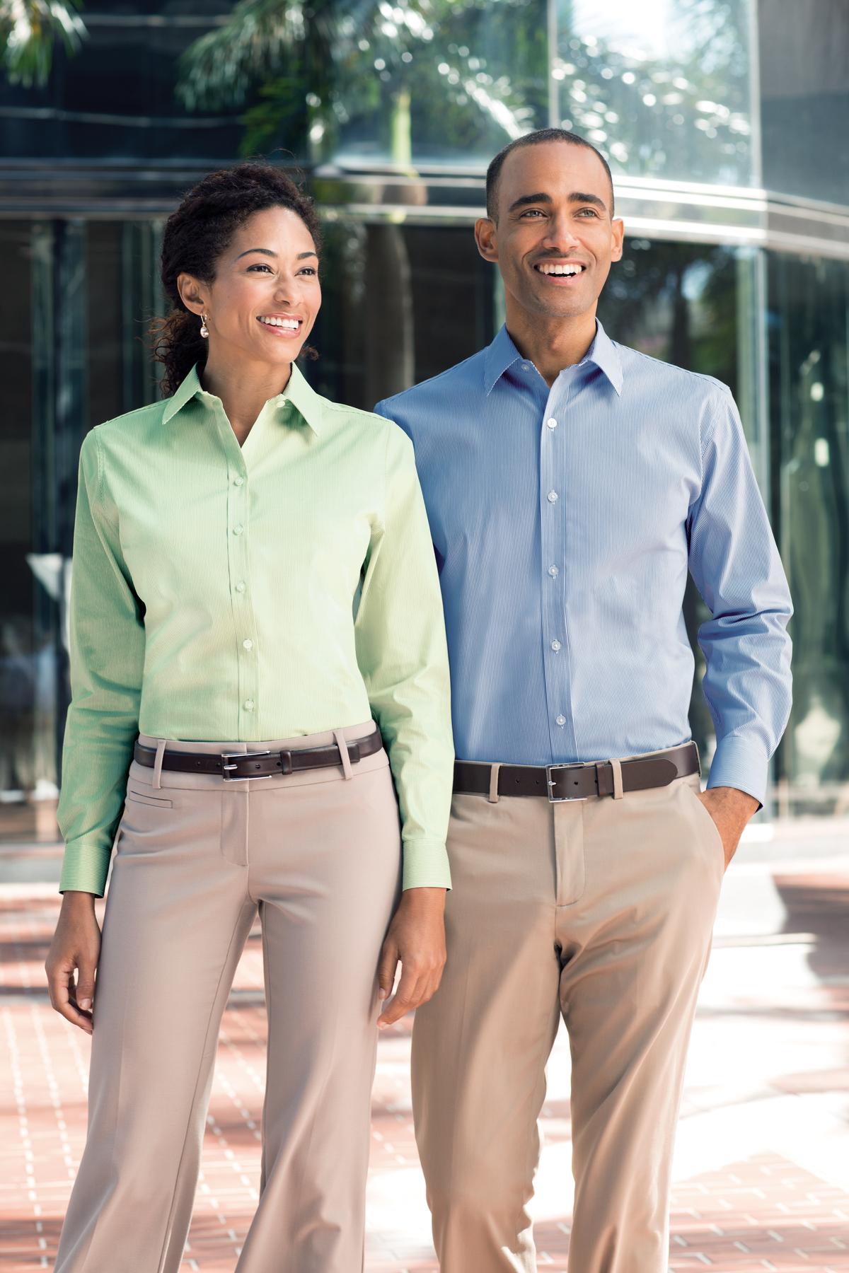 Port Authority L647 Aubergine Purple / White