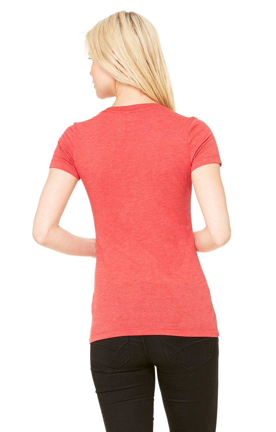 Bella + Canvas 8435 Light Red Triblend Old