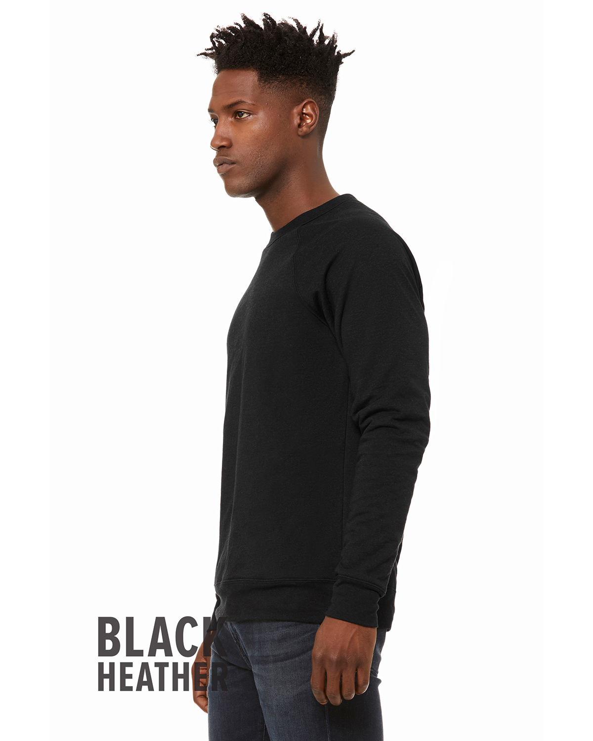 Bella + Canvas 3901 Heather Black