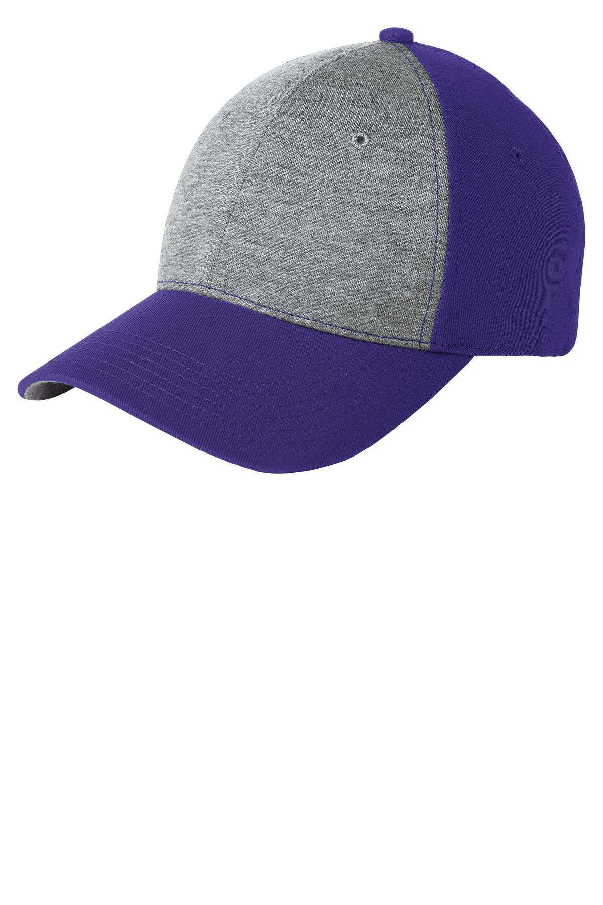 Sport-Tek STC18 Vintage Heather / Purple