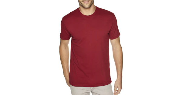 Next Level Men's Sueded Crew 6410 Cardinal | Jiffy