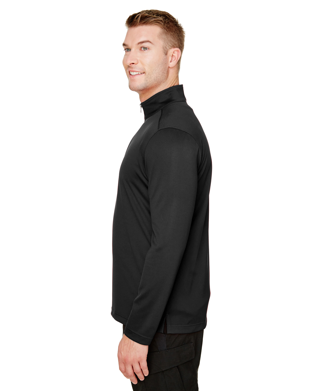 Harriton Men's Advantage Snag Protection Plus Il Quarter Zip
