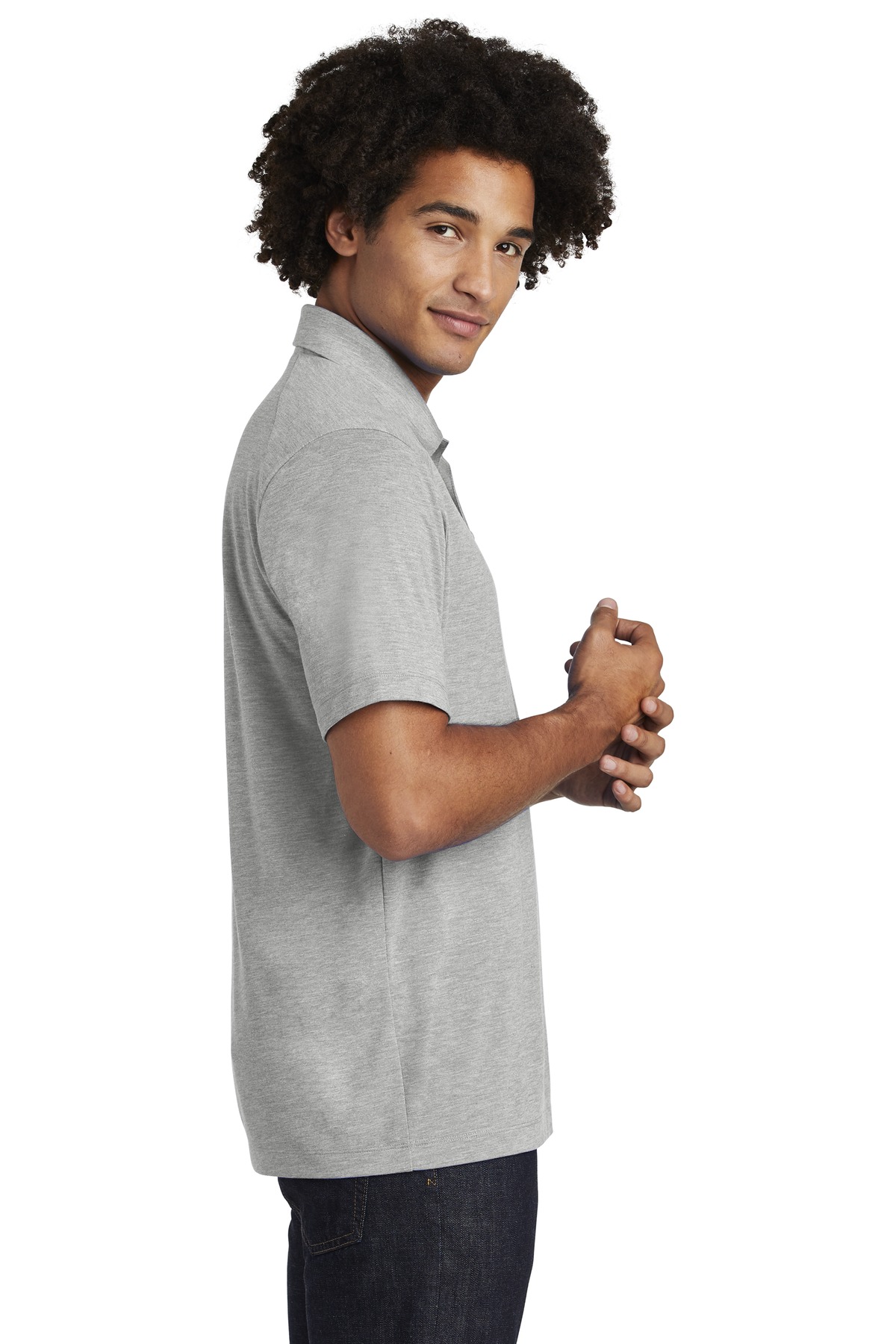 Sport-Tek ST405 Light Gray Heather