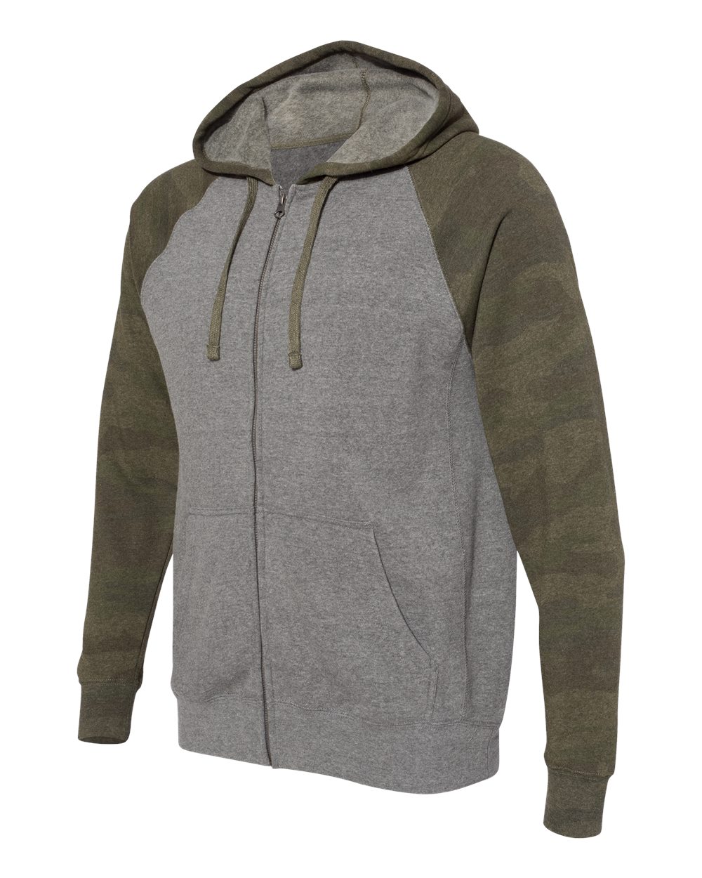 Independent Trading PRM33SBZ Nickel Heather / Forest Camo