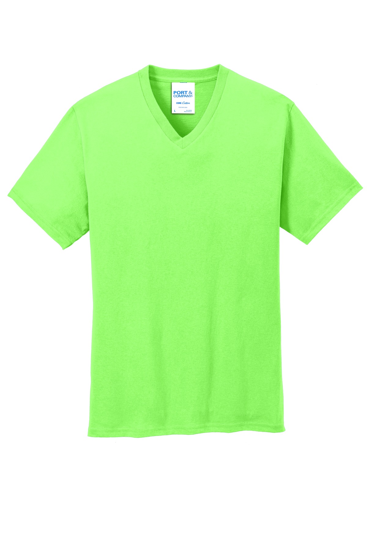 Port & Company PC54V Neon Green