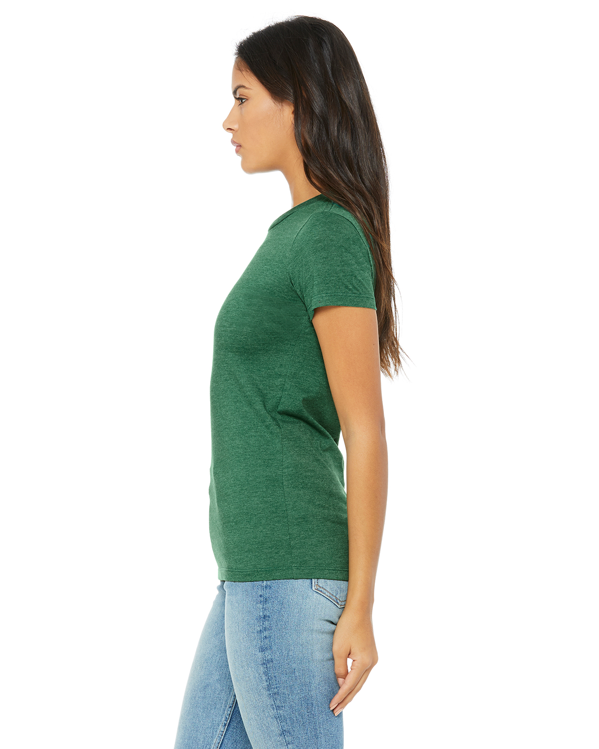 Bella + Canvas 6004 Heather Grass Green