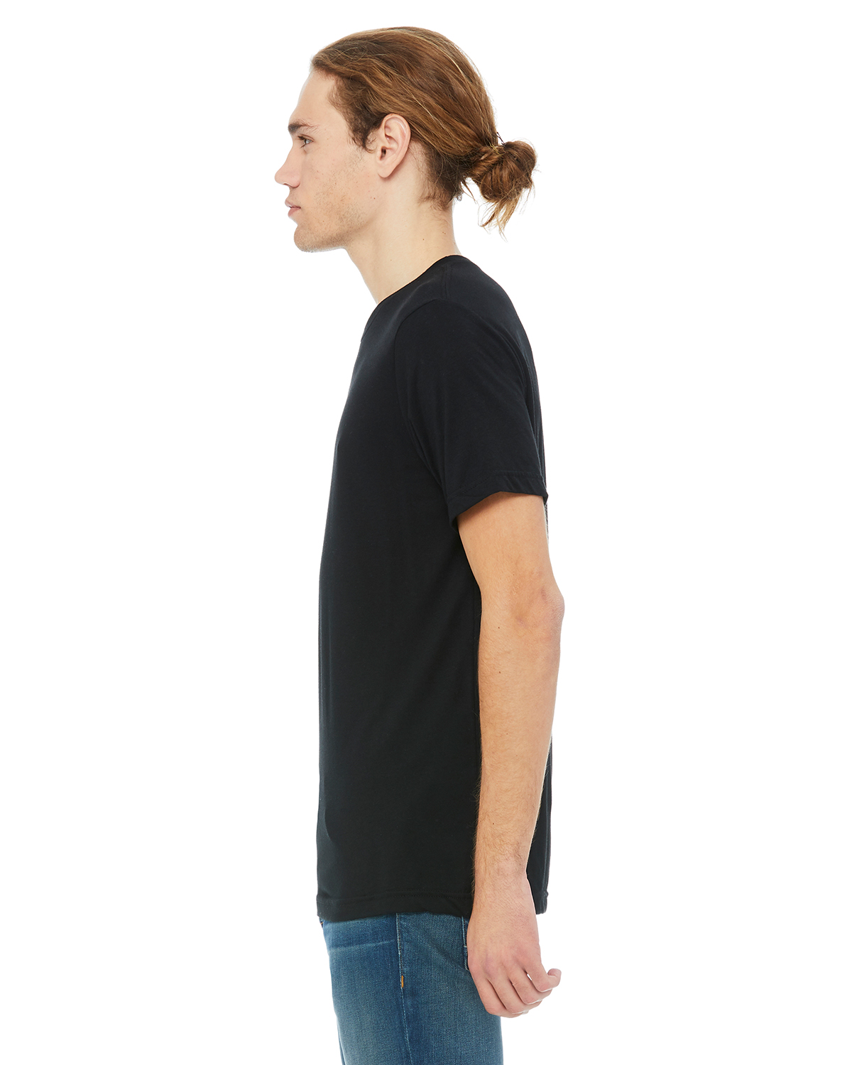 Bella + Canvas 3413C Solid Black Triblend