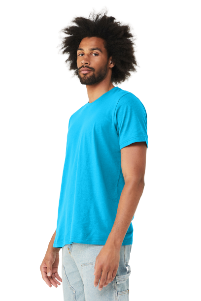 Bella + Canvas 3001CVC Neon Blue