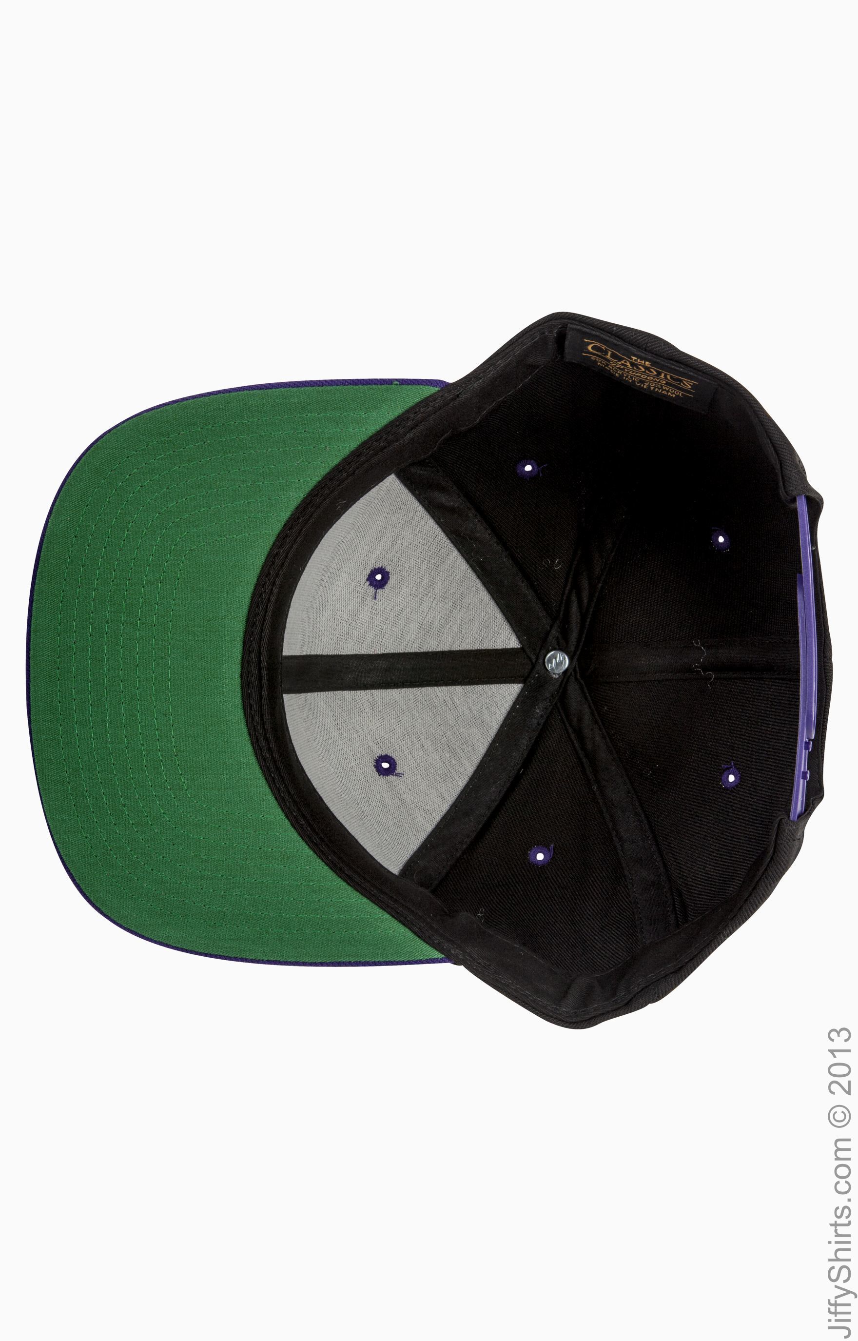 Yupoong 6089 Black / Purple