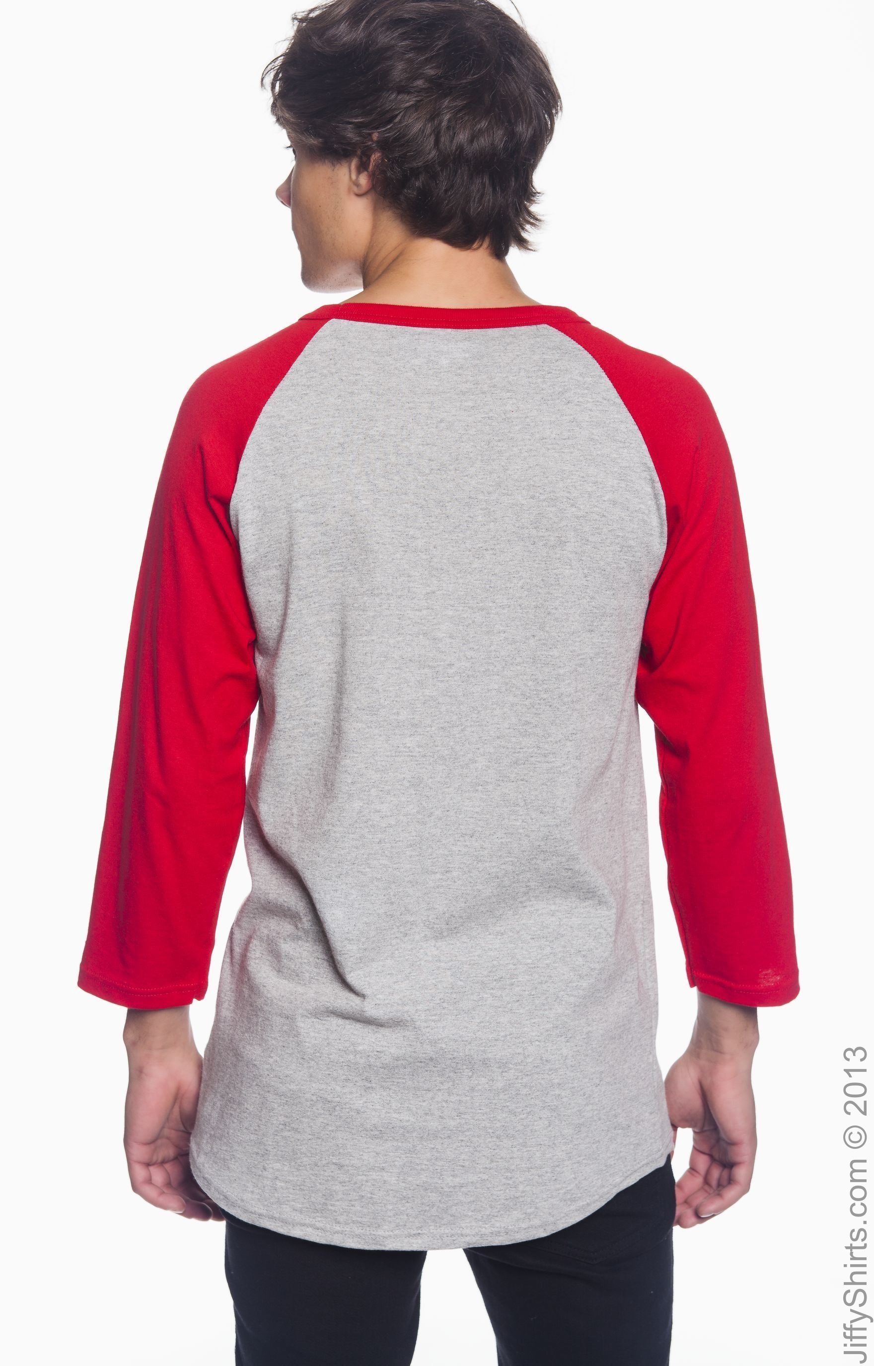 Champion T1397 Oxford / Scarlet