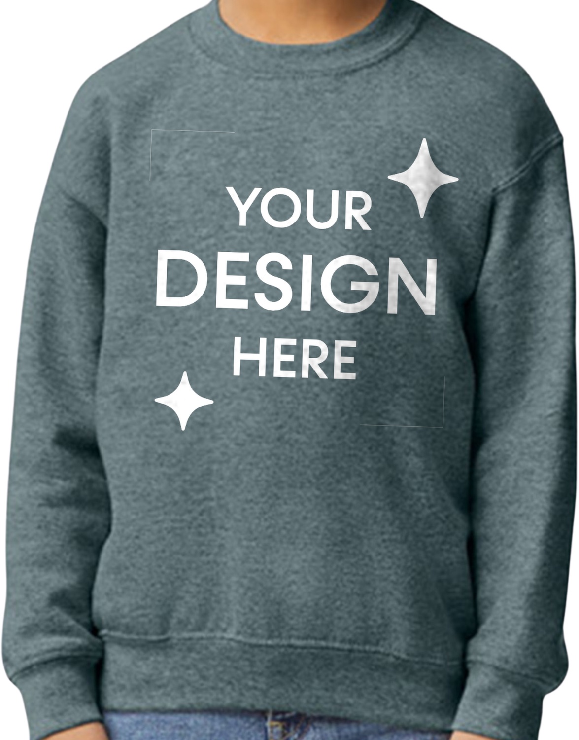 Youth Heavy Blend™ 50/50 Fleece Crew