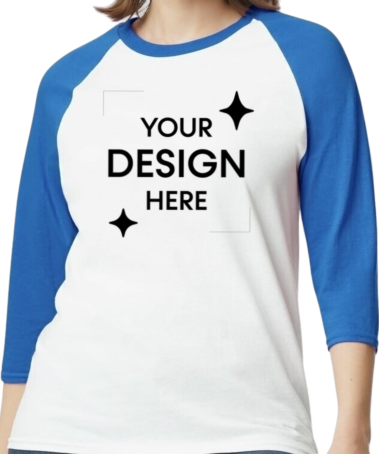 Unisex Heavy Cotton™ 3/4-Raglan Sleeve T-Shirt