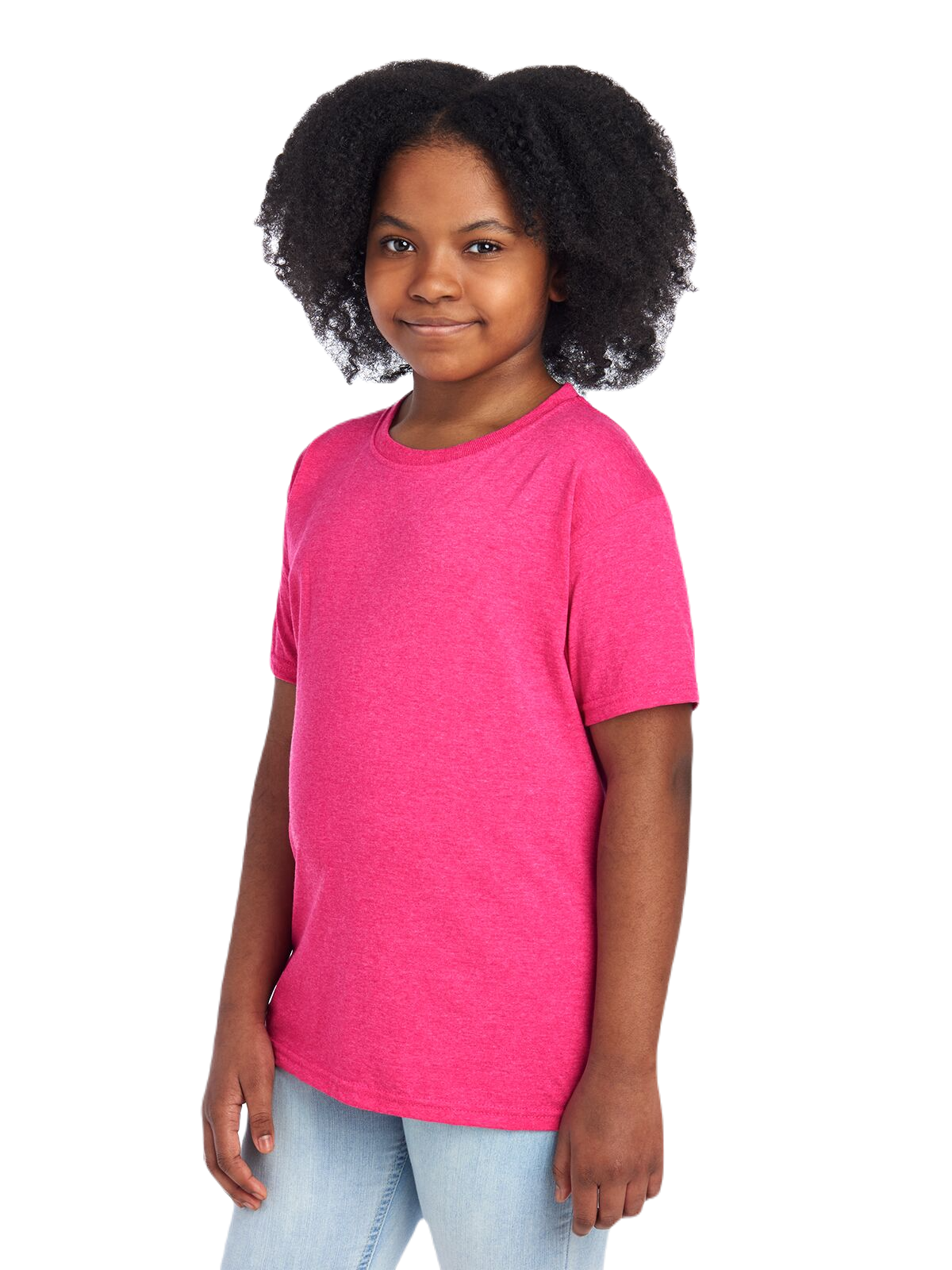 Fruit of the Loom 3931B Retro Heather Pink