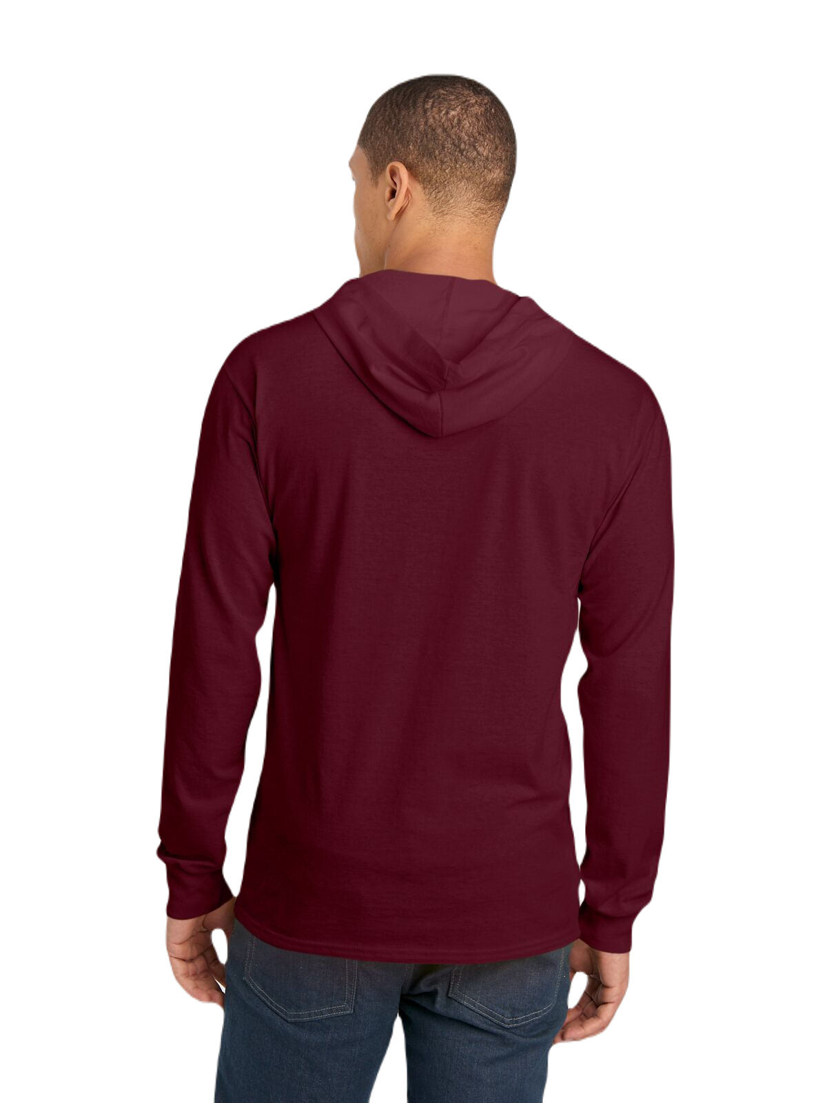 Fruit of the Loom 4LSHFL Maroon