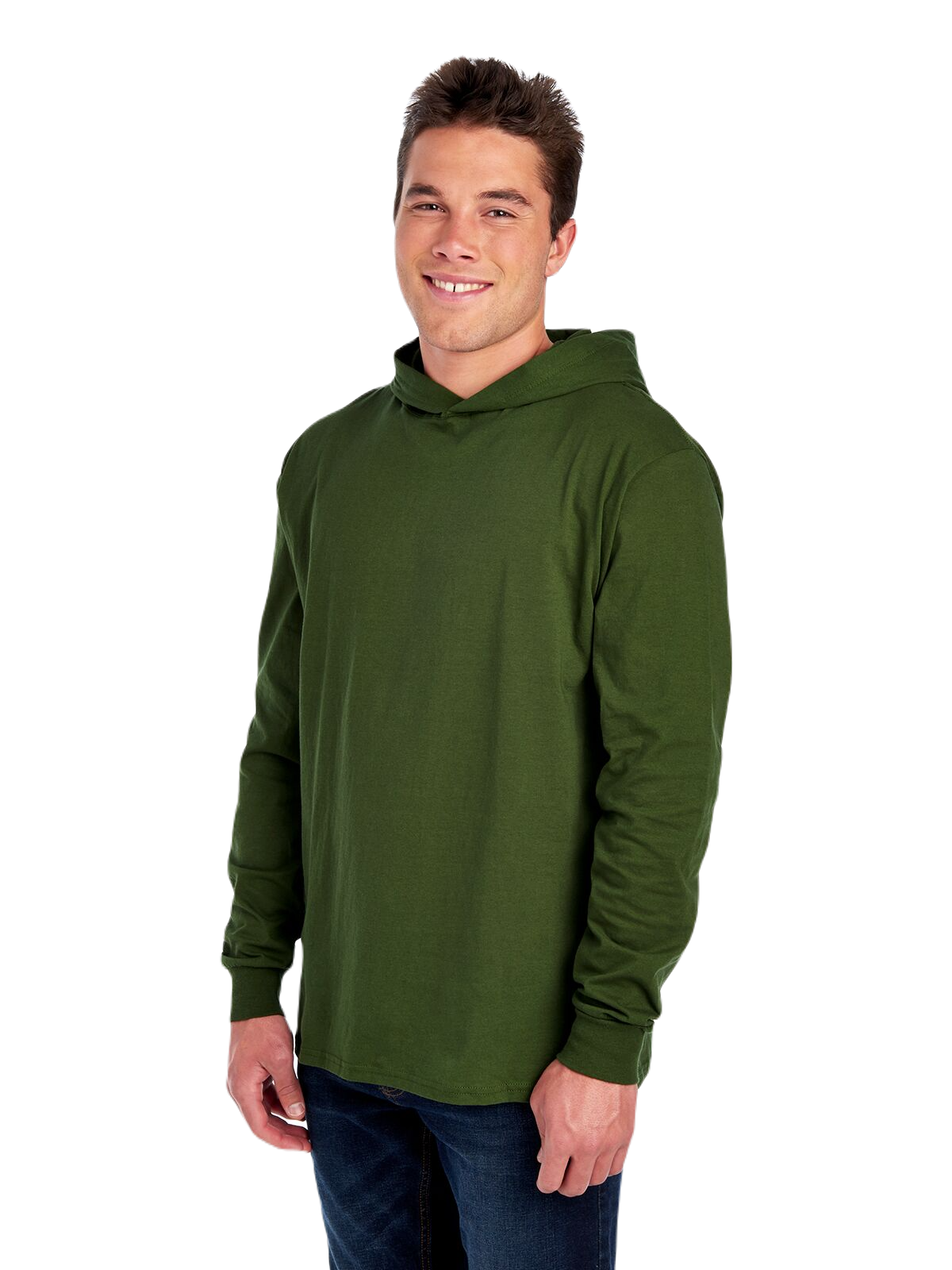 Fruit of the Loom 4LSHFL Military Green