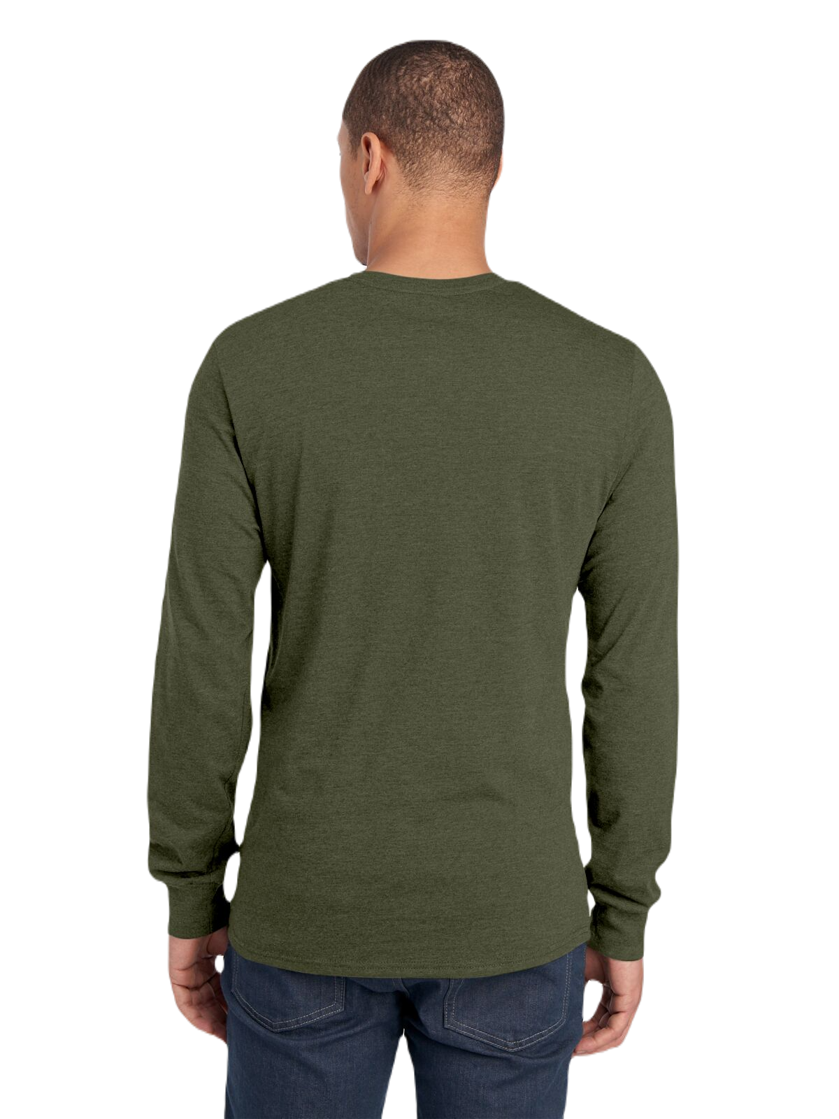 Fruit of the Loom IC47LSR Military Green Heather