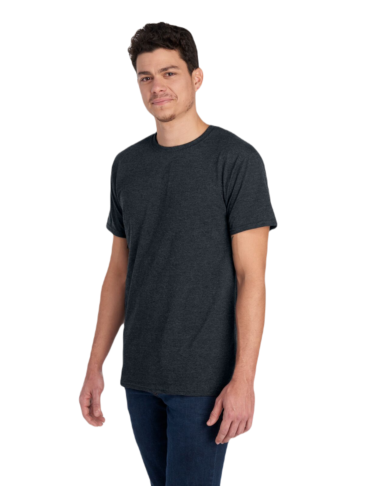 Fruit of the Loom IC47MR Black Ink Heather