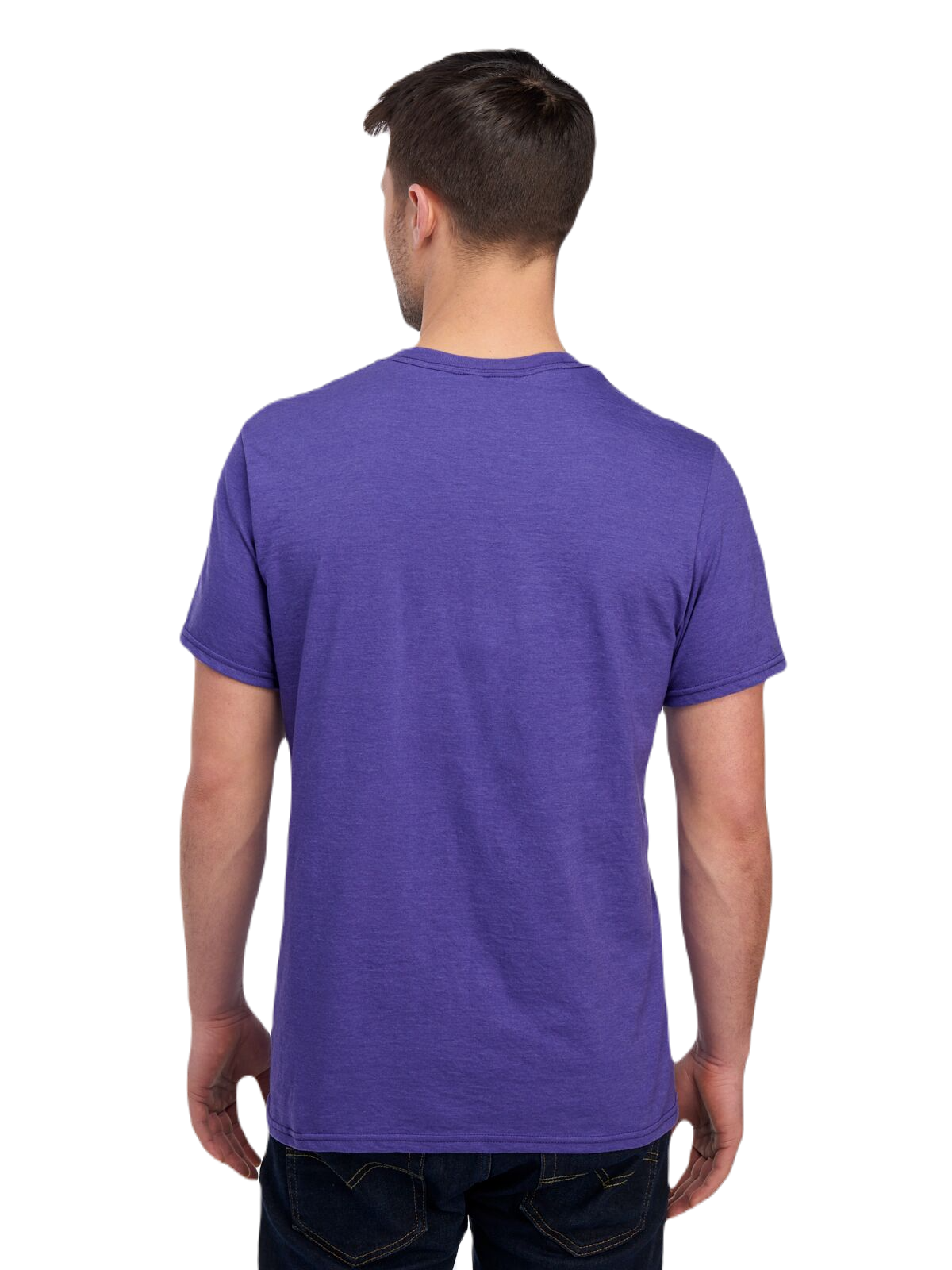 Fruit of the Loom IC47MR Retro Heather Purple