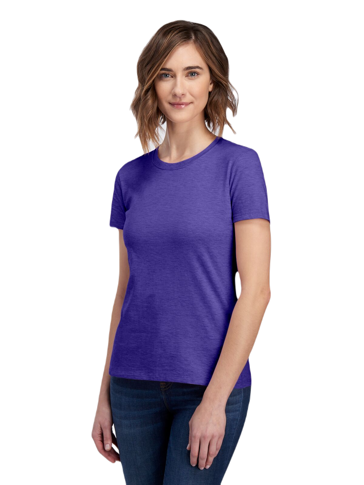 Fruit of the Loom IC47WR Retro Heather Purple