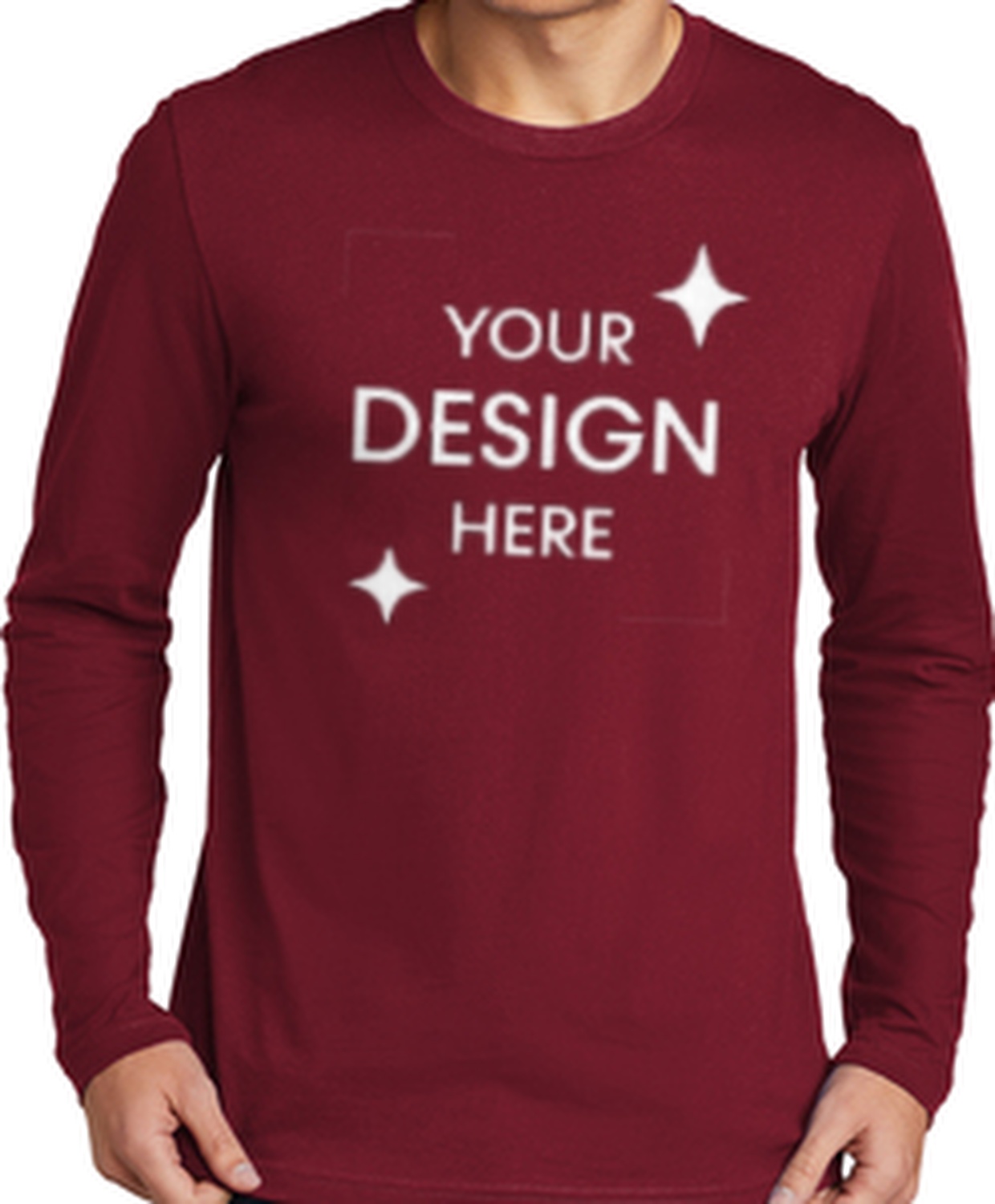 Men's Cotton Long-Sleeve Crew