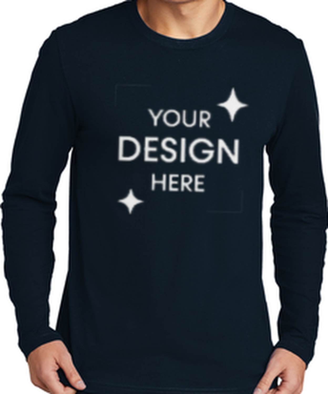 Men's Cotton Long-Sleeve Crew