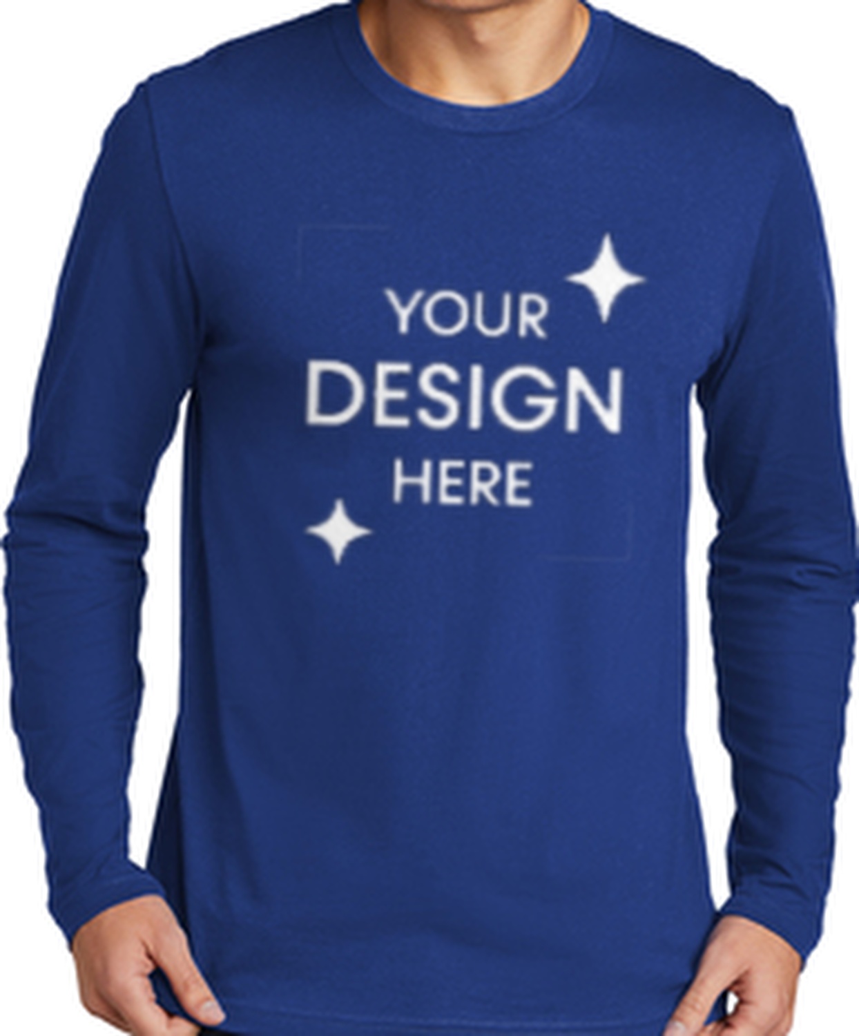 Men's Cotton Long-Sleeve Crew