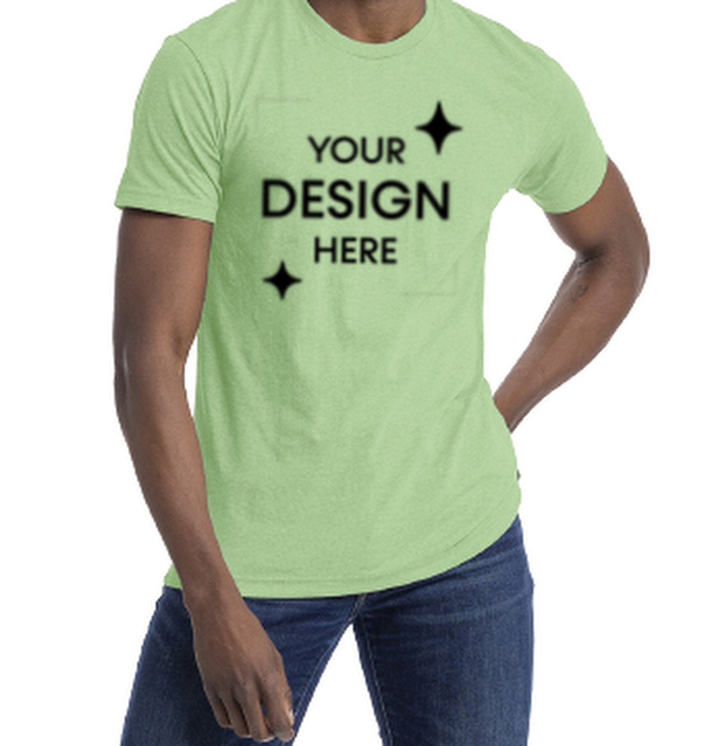 Unisex CVC Crewneck T-Shirt