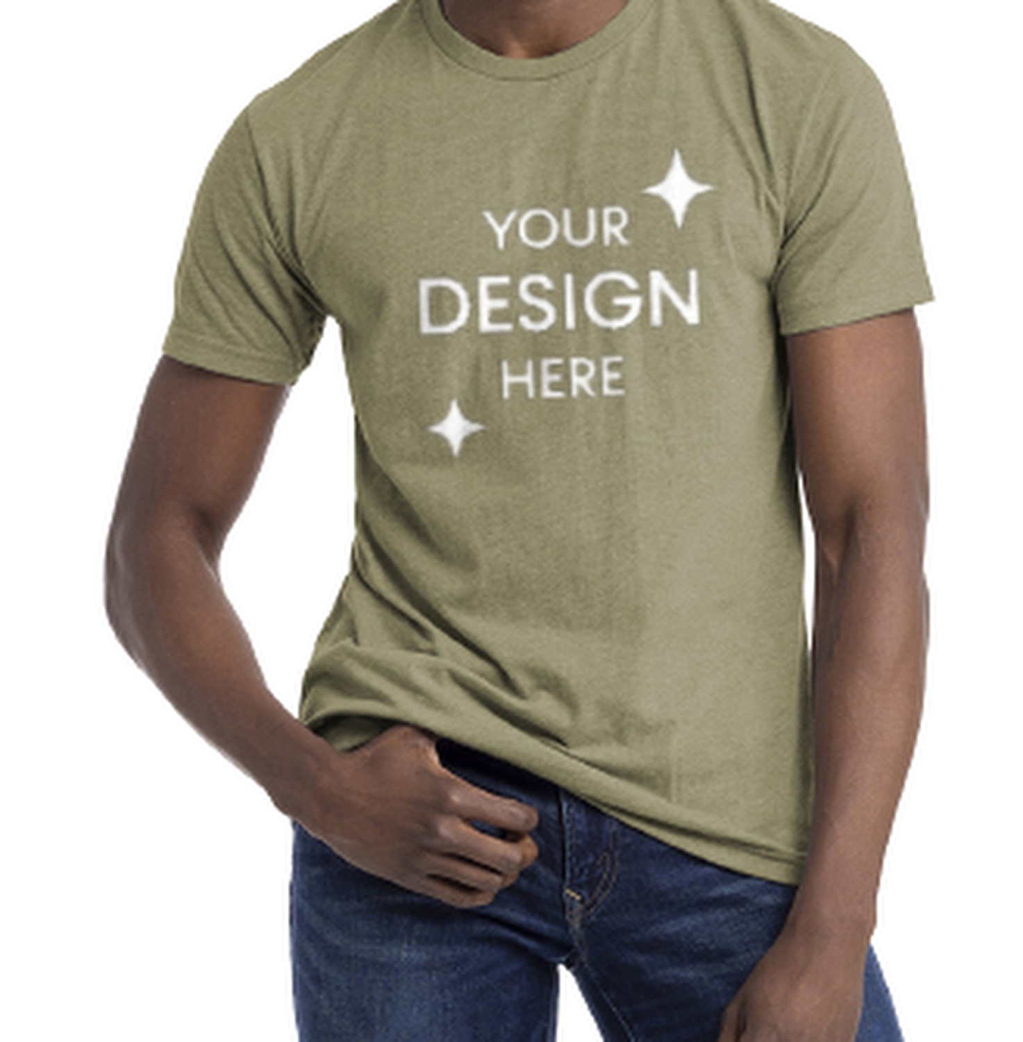 Unisex CVC Crewneck T-Shirt