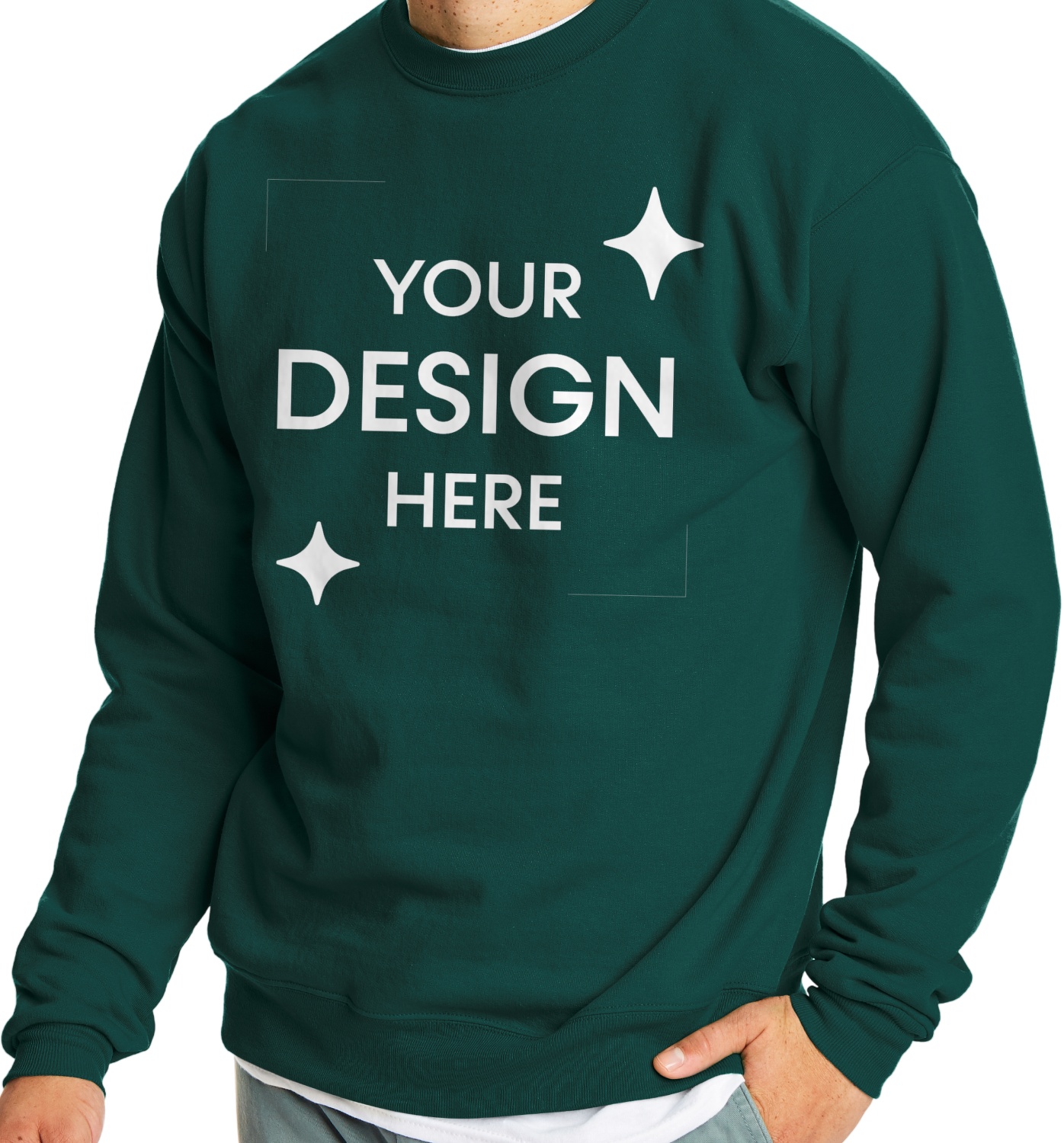 Unisex Ecosmart® 50/50 Crewneck Sweatshirt