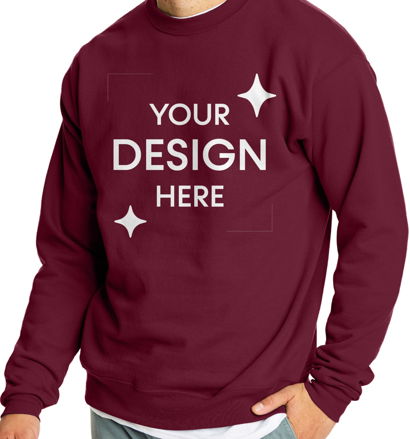 Unisex Ecosmart® 50/50 Crewneck Sweatshirt