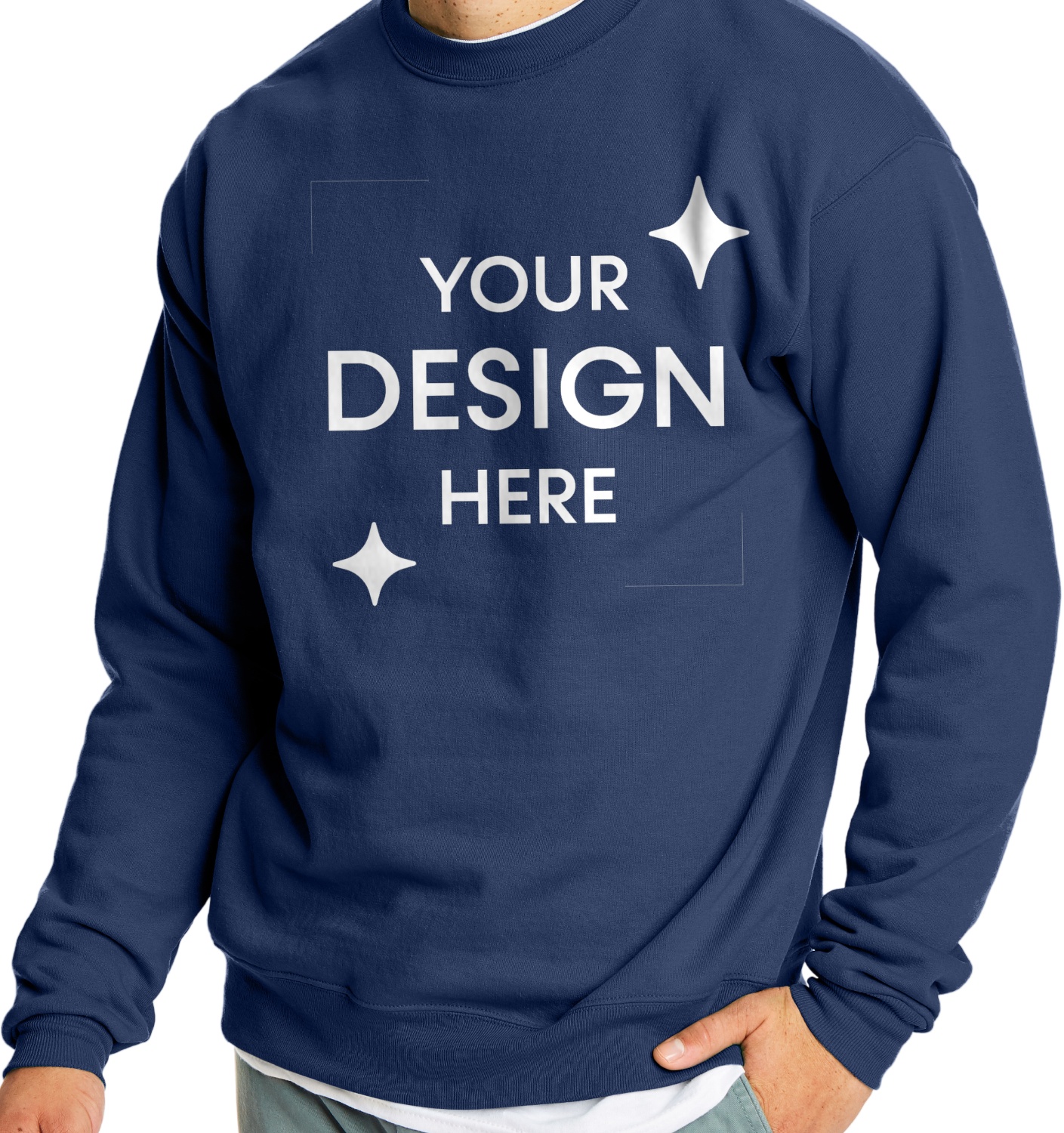 Unisex Ecosmart® 50/50 Crewneck Sweatshirt