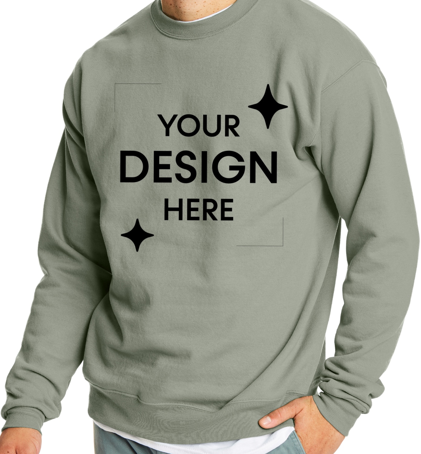 Unisex Ecosmart® 50/50 Crewneck Sweatshirt