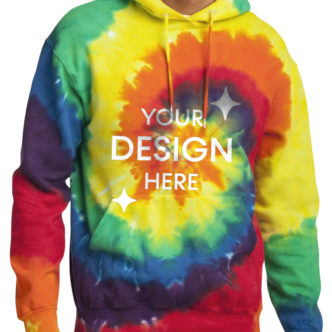 Unisex Tie-Dye Pullover Hoodie