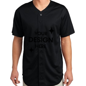 Unisex PosiCharge Tough Mesh Full-Button Jersey