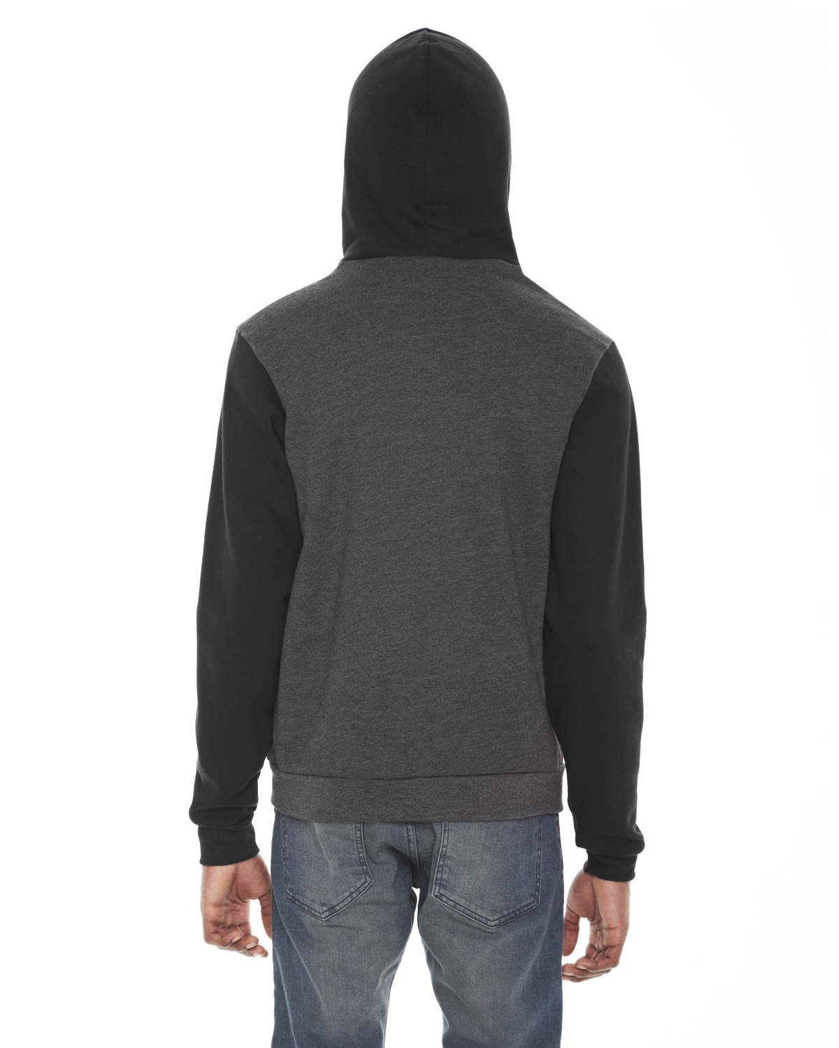American Apparel F497W Dark Heather Gray / Black
