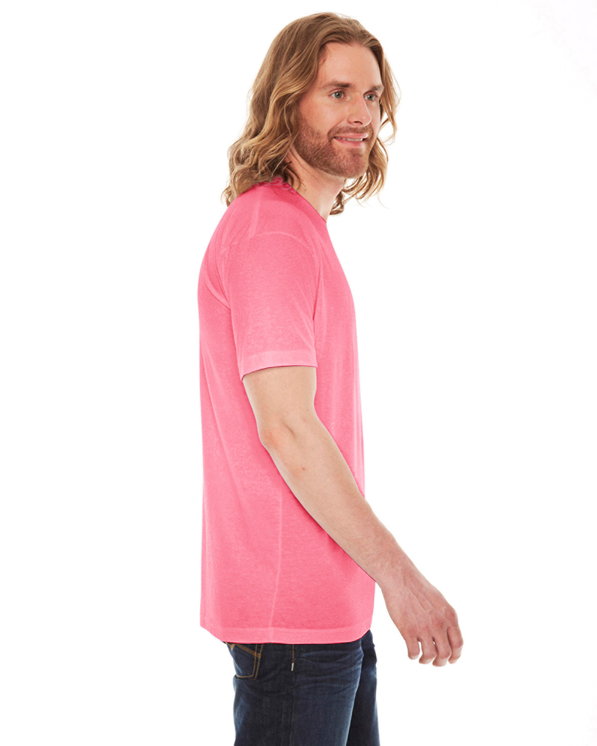 American Apparel BB401W Neon Heather Pink