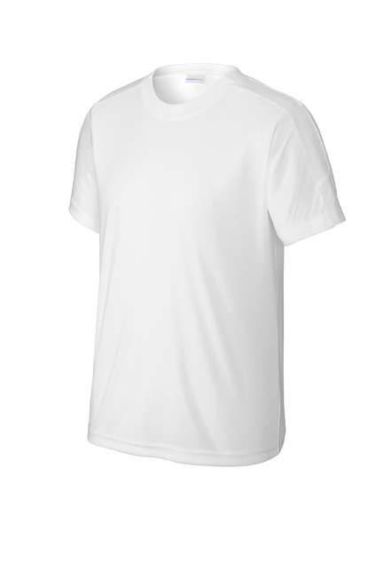 Sport-Tek YST100 White/White