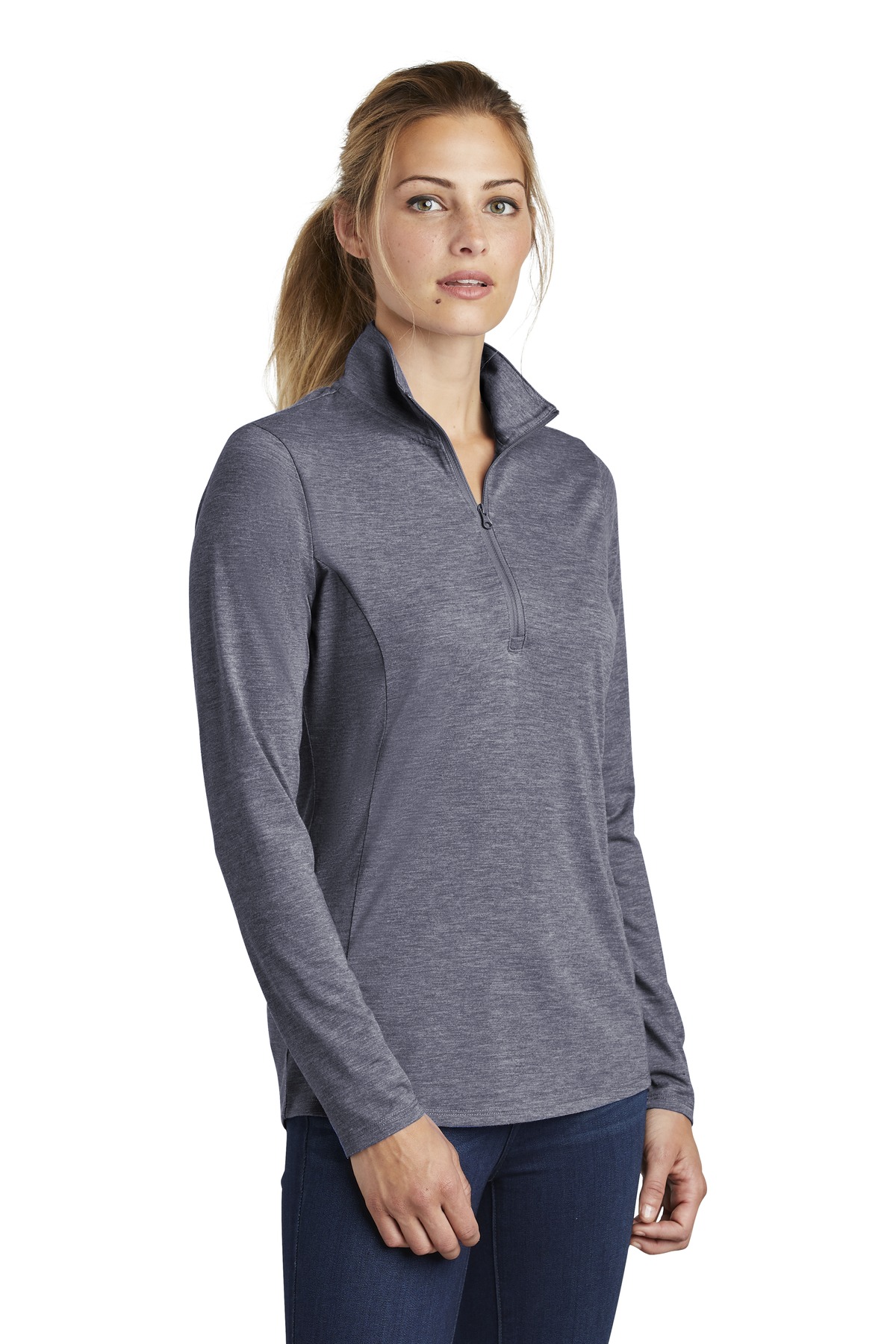 Sport-Tek LST407 True Navy Heather