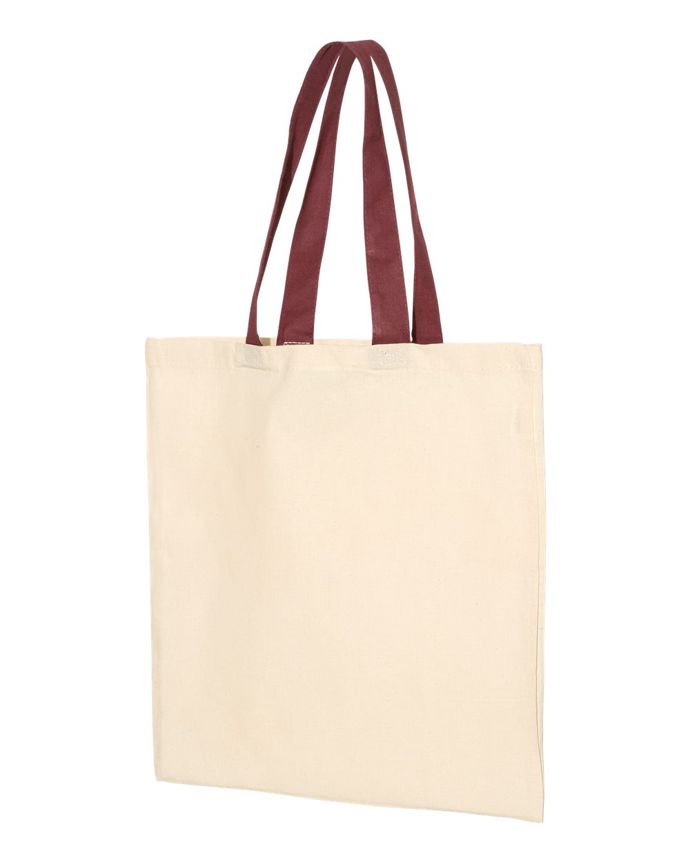 Q-Tees QTB6000 Natural / Maroon